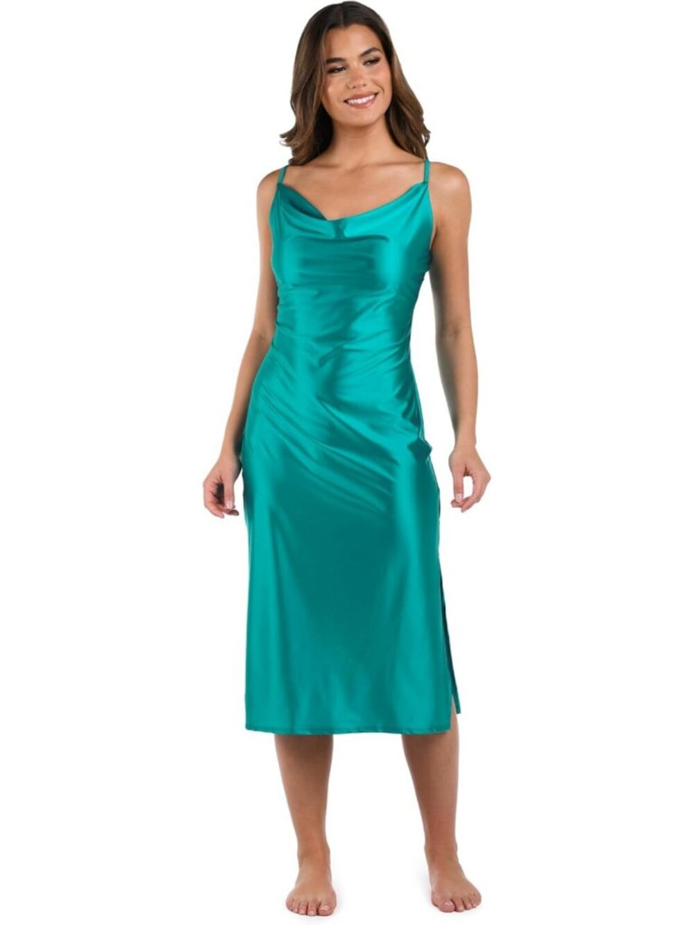 Chic Women's Midi Dress Swimsuit Cover-Up - Perfect for Beach & Pool Days
